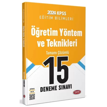 Data Yayınları 2024 Kpss Eğitim Bilimleri Öğretim Yöntem Ve Teknikleri 15 Deneme Çözümlü Komisyon