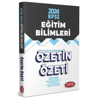 Data Yayınları 2024 Kpss Eğitim Bilimleri Özetin Özeti Komisyon