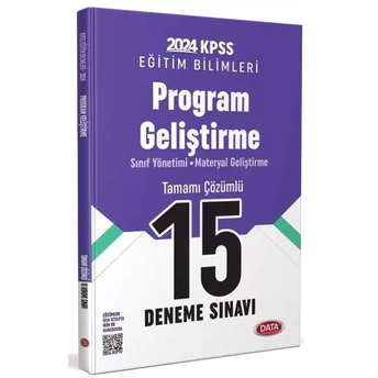 Data Yayınları 2024 Kpss Eğitim Bilimleri Program Geliştirme 15 Deneme Çözümlü Komisyon