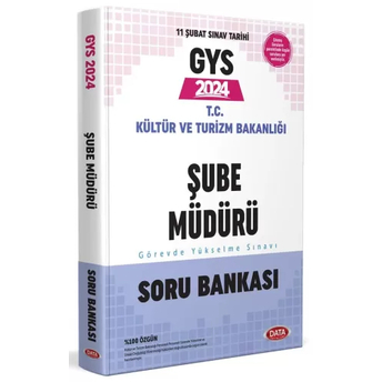 Data Yayınları 2024 Kültür Ve Turizm Bakanlığı Şube Müdürlüğü Gys Soru Bankası Komisyon