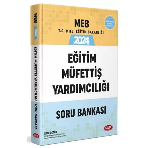 Data Yayınları 2024 Meb Eğitim Müfettiş Yardımcılığı Soru Bankası Komisyon