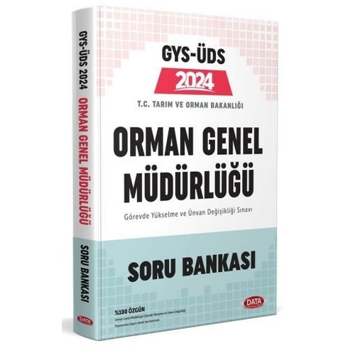 Data Yayınları 2024 Orman Genel Müdürlüğü Gys-Üds Soru Bankası Komisyon