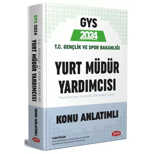 Data Yayınları 2024 T.c. Gençlik Ve Spor Bakanlığı Yurt Müdür Yardımcısı Soru Bankası Komisyon