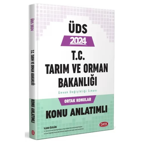 Data Yayınları 2024 T.c. Tarım Ve Orman Bakanlığı Unvan Değişikliği Sınavı Ortak Konular Konu Anlatımlı Komisyon