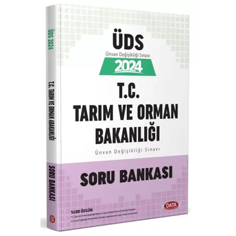 Data Yayınları 2024 T.c. Tarım Ve Orman Bakanlığı Unvan Değişikliği Sınavı Ortak Konular Soru Bankası Komisyon