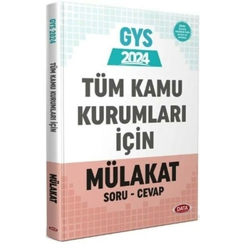 Data Yayınları 2024 Tüm Kamu Kurumları Gys Mülakat Soru Cevap Komisyon