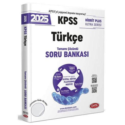 Data Yayınları 2025 Kpss Hibrit Plus Ultra Serisi Türkçe Soru Bankası Komisyon