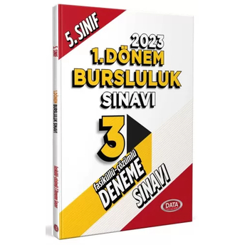 Data Yayınları 5. Sınıf 1. Dönem Bursluluk Sınavı Tamamı Çözümlü 3 Fasikül Deneme Sınavı Komisyon