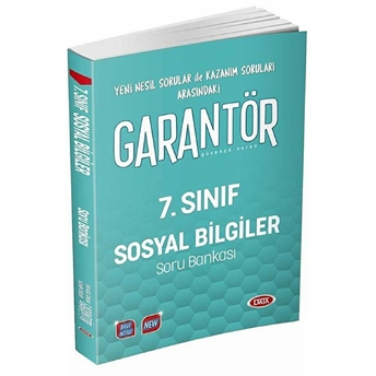 Data Yayınları 7. Sınıf Garantör Sosyal Bilgiler Soru Bankası