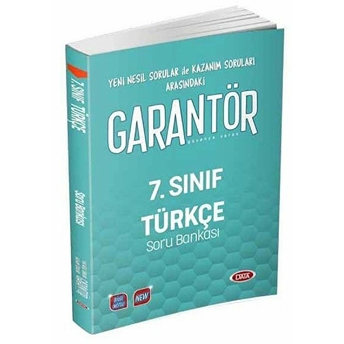 Data Yayınları 7. Sınıf Garantör Türkçe Soru Bankası