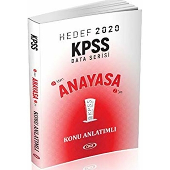 Data Yayınları Hedef 2020 Kpss Anayasa Konu Anlatımlı