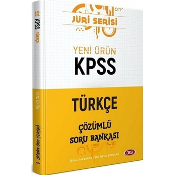 Data Yayınları Kpss Türkçe Jüri Çözümlü Soru Bankası