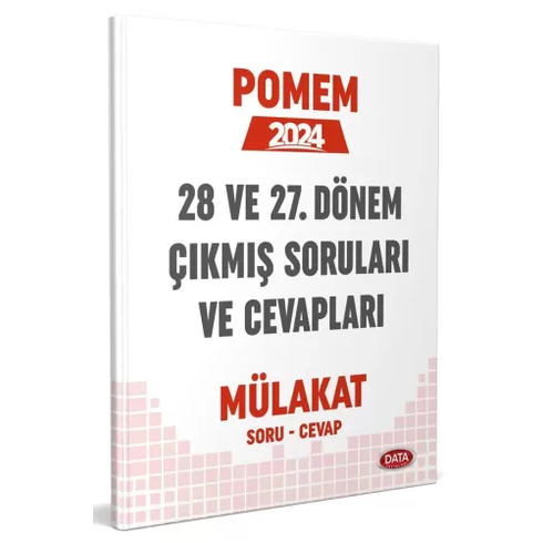 Data Yayınları Pomem 2024 27-28. Dönem Mülakat Çıkmış Sorular Ve Cevapları Komisyon