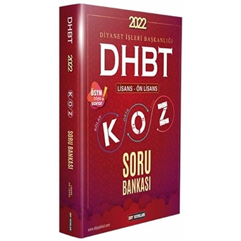 Ddy 2022 Dhbt Koz Lisans Önlisans Soru Bankası (Iadesiz)