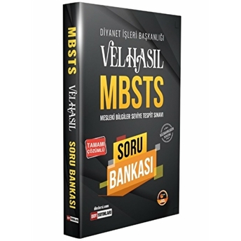 Ddy Mbsts Velhasıl Soru Bankası Çözümlü (Iadesiz)