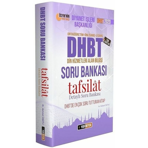 Ddy Yayınları Dhbt 2020 Tafsilat Serisi Tüm Adaylar Soru Bankası