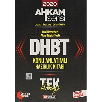 Ddy Yayınları Dhbt Ahkam Serisi Tüm Adaylar Konu Anlatımlı Hazırlık Kitabı