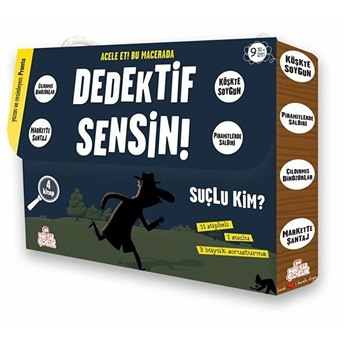 Dedektif Sensin (4 Kitap Set) Pronto