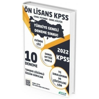 Defne Akademi 2022 Kpss Ön Lisans Genel Yetenek Genel Kültür Türkiye Geneli 10 Deneme Komisyon