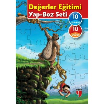 Değerler Eğitimi Yap-Boz Serisi (10 Adet Yap-Boz) Yahya Alakay