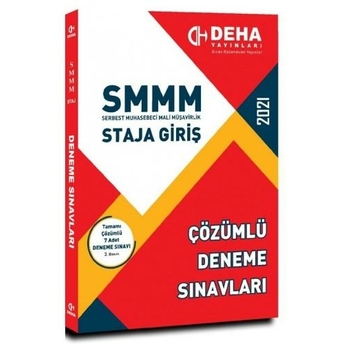 Deha Yayınları 2021 Smmm Staja Giriş 7 Deneme Çözümlü Komisyon