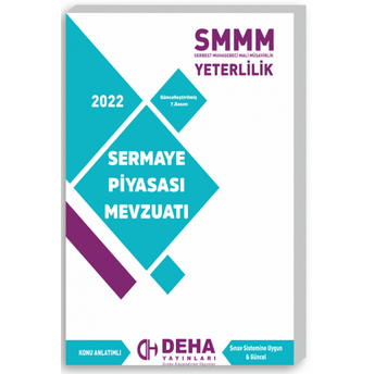 Deha Yayınları 2022 Smmm Yeterlilik Sermaye Piyasası Mevzuatı Konu Anlatımlı Komisyon