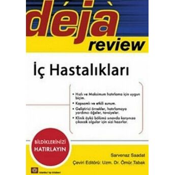 Deja Review - Iç Hastalıkları Sarvenaz S. Saadat