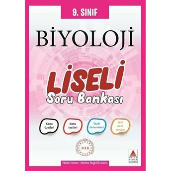 Delta 9. Sınıf Biyoloji Liseli Soru Bankası (Yeni) Melek Yılmaz, Nebihe Birgül Buzdere