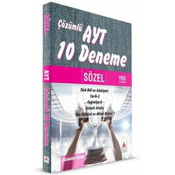 Delta Kültür Ayt Sözel Çözümlü 10 Deneme (Yeni) Kolektif