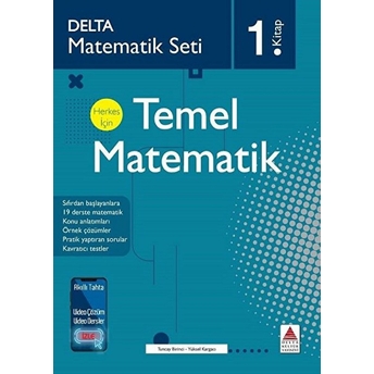 Delta Matematik Seti 1.Kitap - Herkes Için Temel Matematik Birkan Dündar, Tuncay Birinci