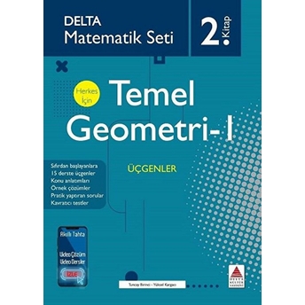 Delta Matematik Seti 2.Kitap - Herkes Için Temel Geometri 1 Birkan Dündar, Tuncay Birinci