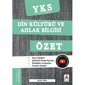 Delta Tyt Ayt Din Kültürü Ve Ahlak Bilgisi Özet Yks 1. Ve 2. Oturum (Yeni) Nevzat Ünal