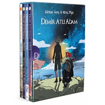 Demir Atlı Adam Ciltli Set (4 Kitap) Mine Pöge