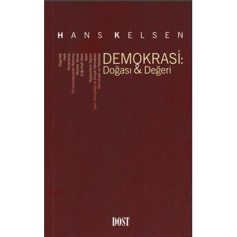 Demokrasi: Doğası & Değeri Hans Kelsen