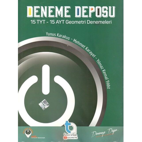 Deneme Deposu Tyt Ayt Geometri Denemeleri Tahsin Arslan