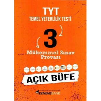 Denemebank Ayt Açık Büfe 3 Mükemmel Sınav Provası Kolektif