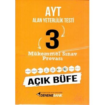 Denemebank Ayt Açık Büfe 3 Mükemmel Sınav Provası Kolektif