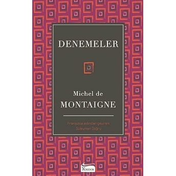 Denemeler (Bez Cilt) Michel De Montaigne