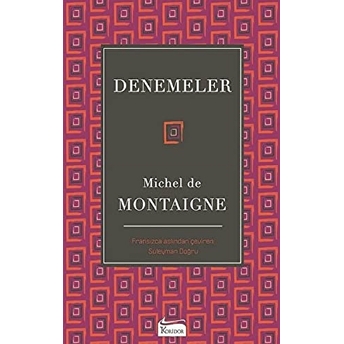 Denemeler Michel De Montaigne