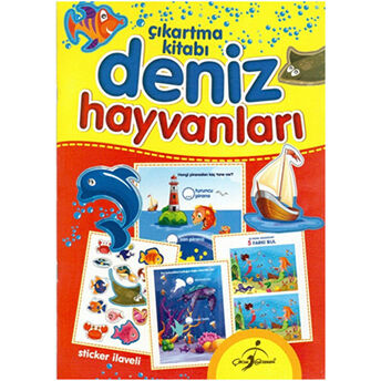 Deniz Hayvanları - Çıkartma Kitabı Kolektif