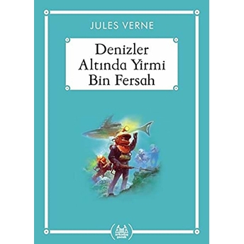 Denizler Altında Yirmi Bin Fersah - Gökkuşağı Cep Kitap Jules Verne