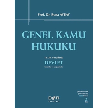 Der Yayınları Genel Kamu Hukuku (Ciltli) 18.-20. Yüzyıllarda Devlet Kuramlar Ve Uygulamalar