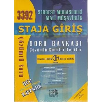 Derin 2017 Smmm Staja Giriş Soru Bankası (Çözümlü Sorular-Testler) Devrim Ergün, Haşim Yılmaz