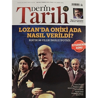 Derin Tarih Aylık Dergisi Sayı: 88 Temmuz 2019 Kolektif