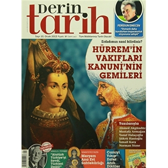 Derin Tarih Aylık Tarih Dergisi Sayı: 10 Ocak 2013 Kolektif