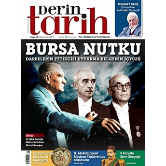 Derin Tarih Aylık Tarih Dergisi Sayı: 17 Ağustos 2013 Kolektif