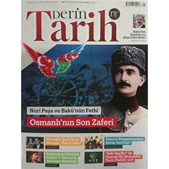 Derin Tarih Aylık Tarih Dergisi Sayı: 78 Eylül 2018 Kolektif