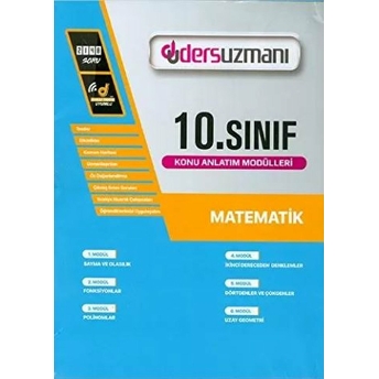 Ders Uzmanı 10. Sınıf Matematik Konu Anlatım Modülleri (Yeni) Kolektif