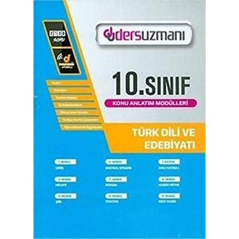 Ders Uzmanı 10. Sınıf Türk Dili Ve Edebiyatı Konu Anlatım Modülleri (Yeni) Kolektif