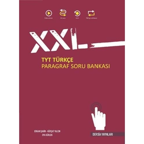 Dersia Yayınları Tyt Xxl Türkçe Paragraf Soru Bankası Erkan Şahin